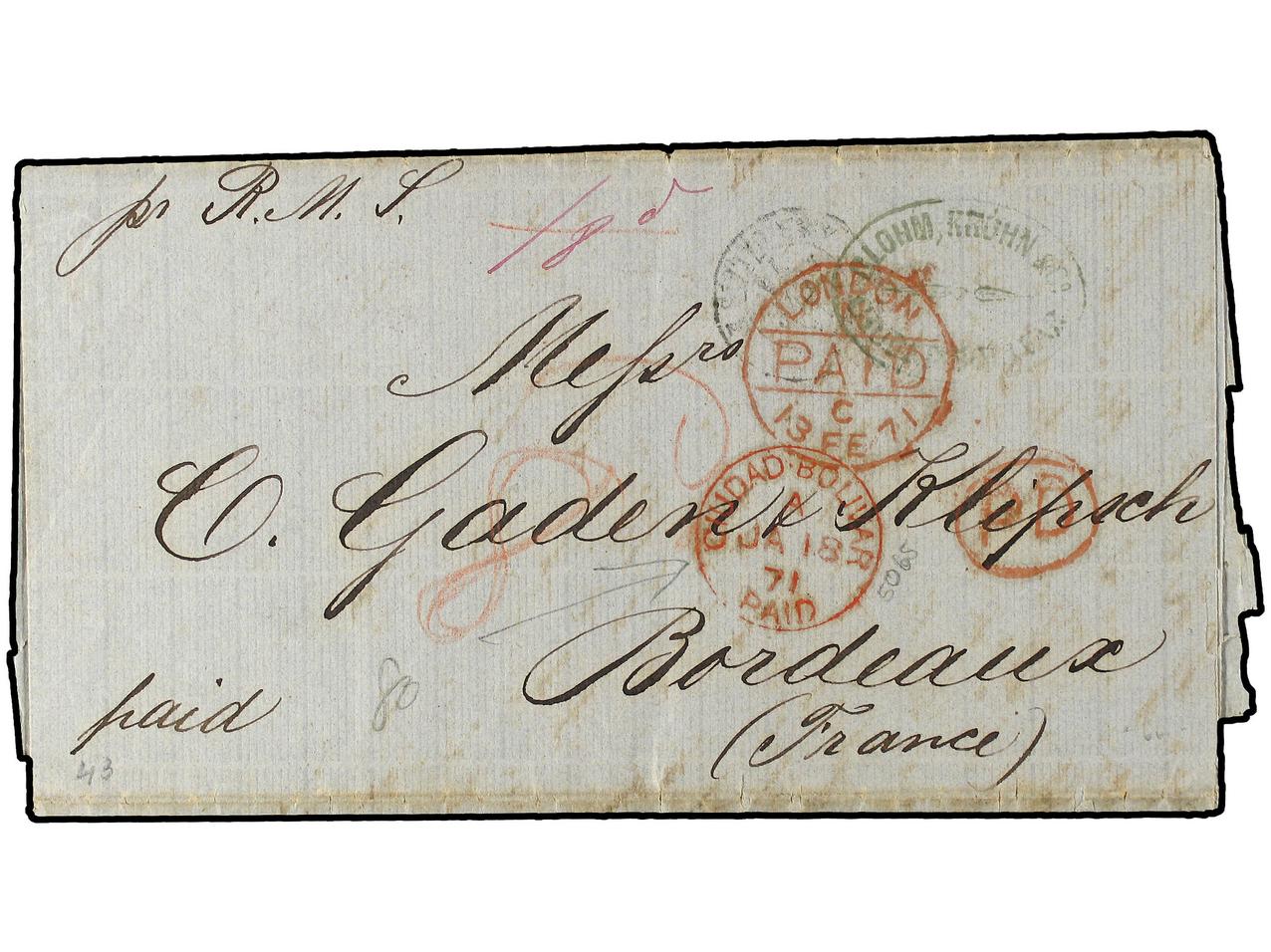 Lot 1948 - Venezuela - Soler Y Llach B.P.O. Abroad, Philippines Postal Rates and 1880-1899 period and Philippines, Cuba and Puerto Rico Postal Stationery Lot 1948 - Venezuela - Soler Y Llach B.P.O. Abroad, Philippines Postal Rates and 1880-1899 period and Philippines, Cuba and Puerto Rico Postal Stationery