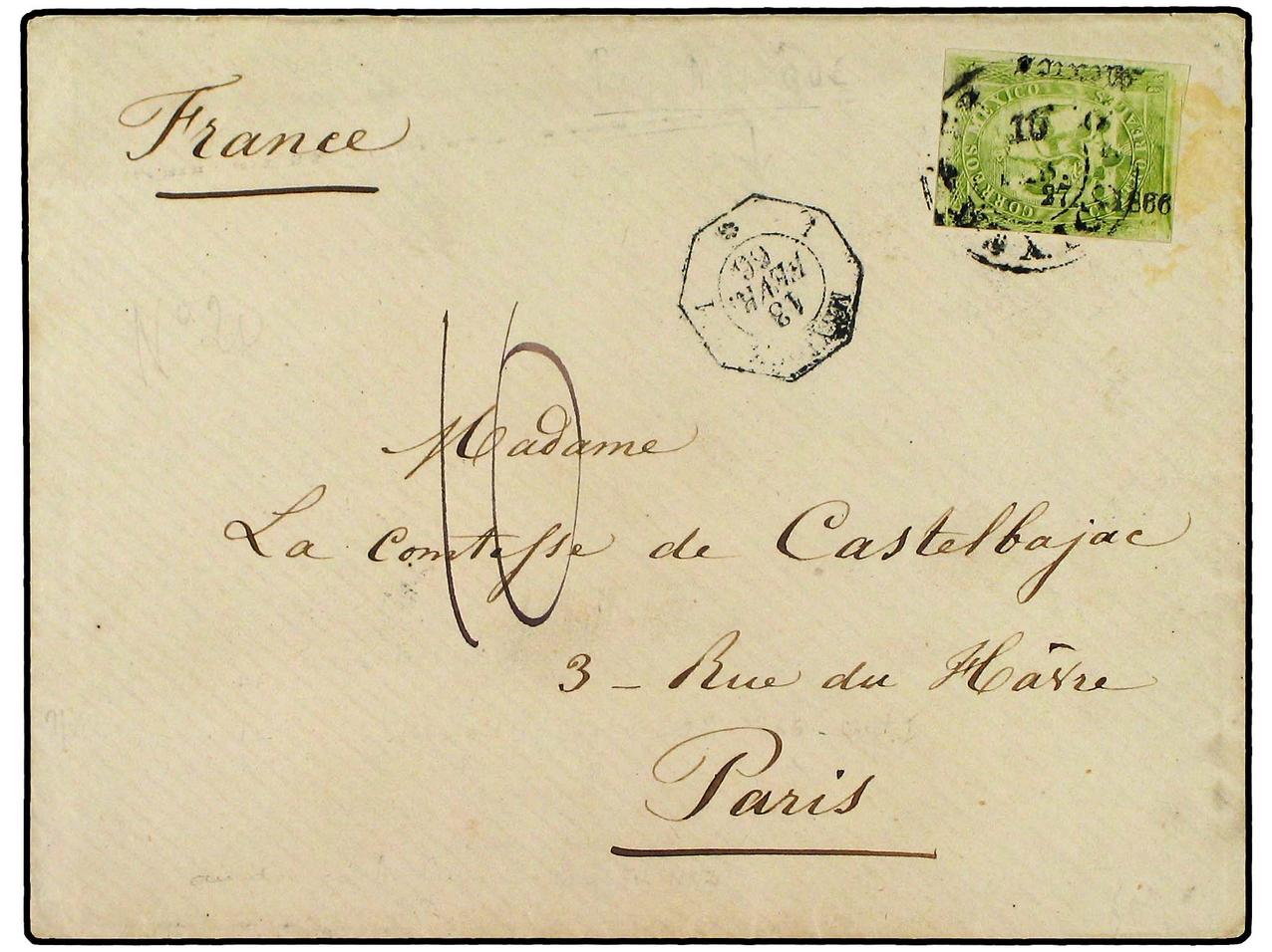 Lot 1403 - Mexico  -  Soler Y Llach B.P.O. Abroad, Philippines Postal Rates and 1880-1899 period and Philippines, Cuba and Puerto Rico Postal Stationery
