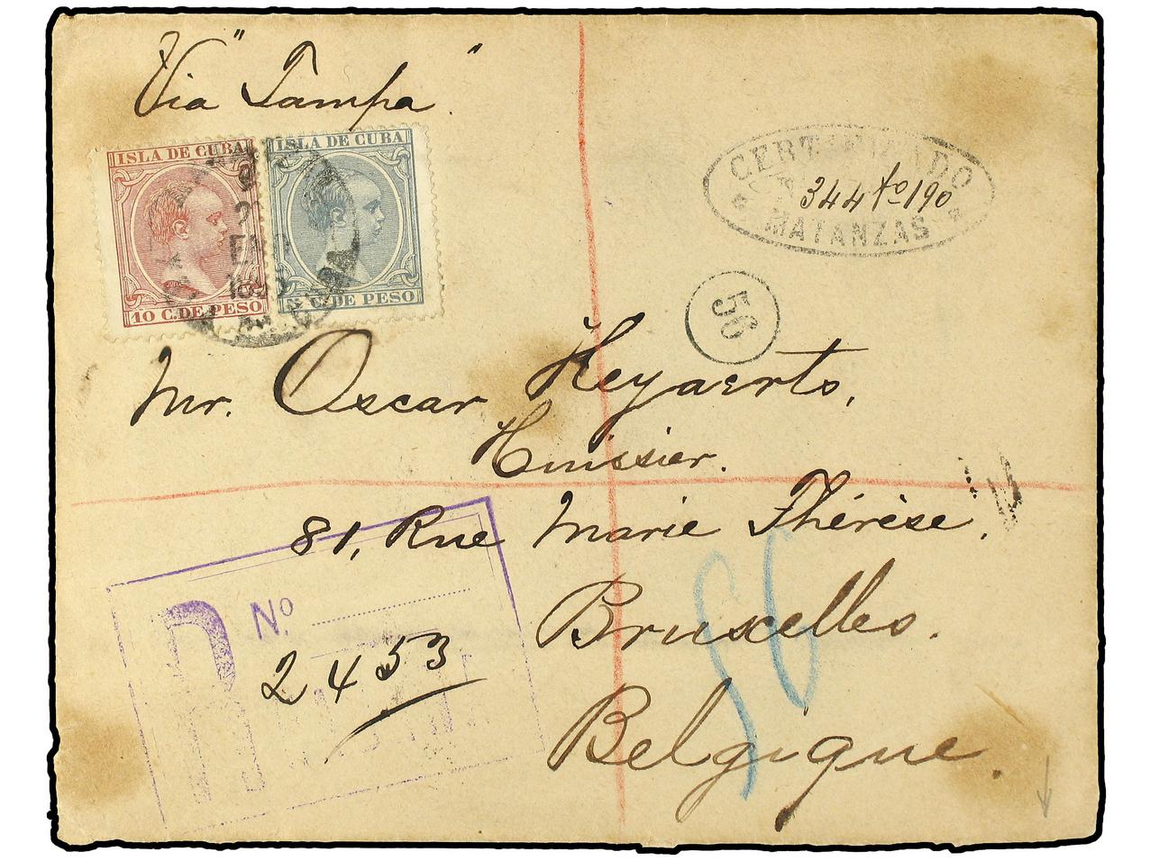 Lot 168 - Cuba Cuba - Soler Y Llach Stamps and Covers of the World - Day 1 Lot 168 - Cuba Cuba - Soler Y Llach Stamps and Covers of the World - Day 1
