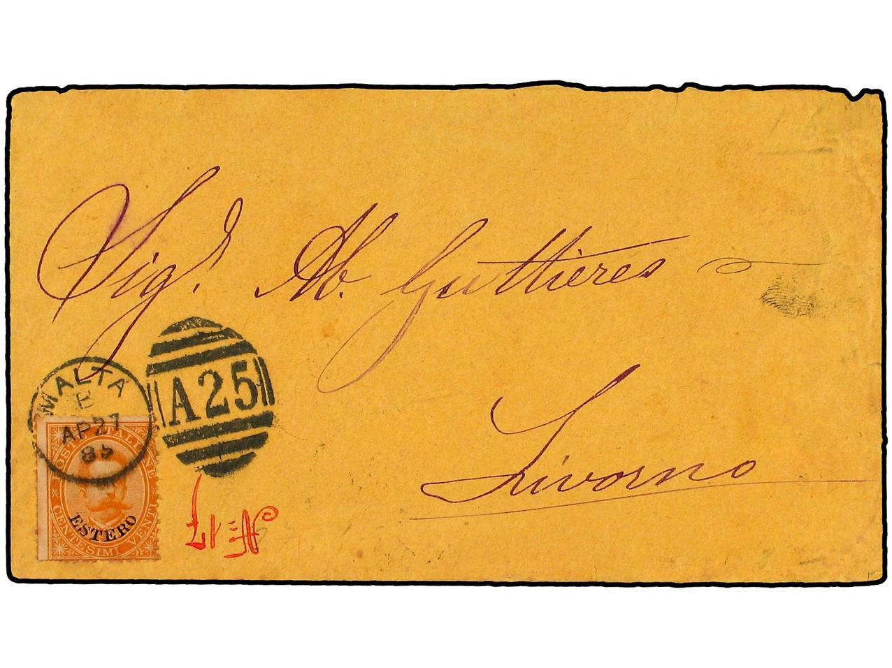 Lot 633 - british colonies Malta -  Soler Y Llach Stamps and Covers of the World