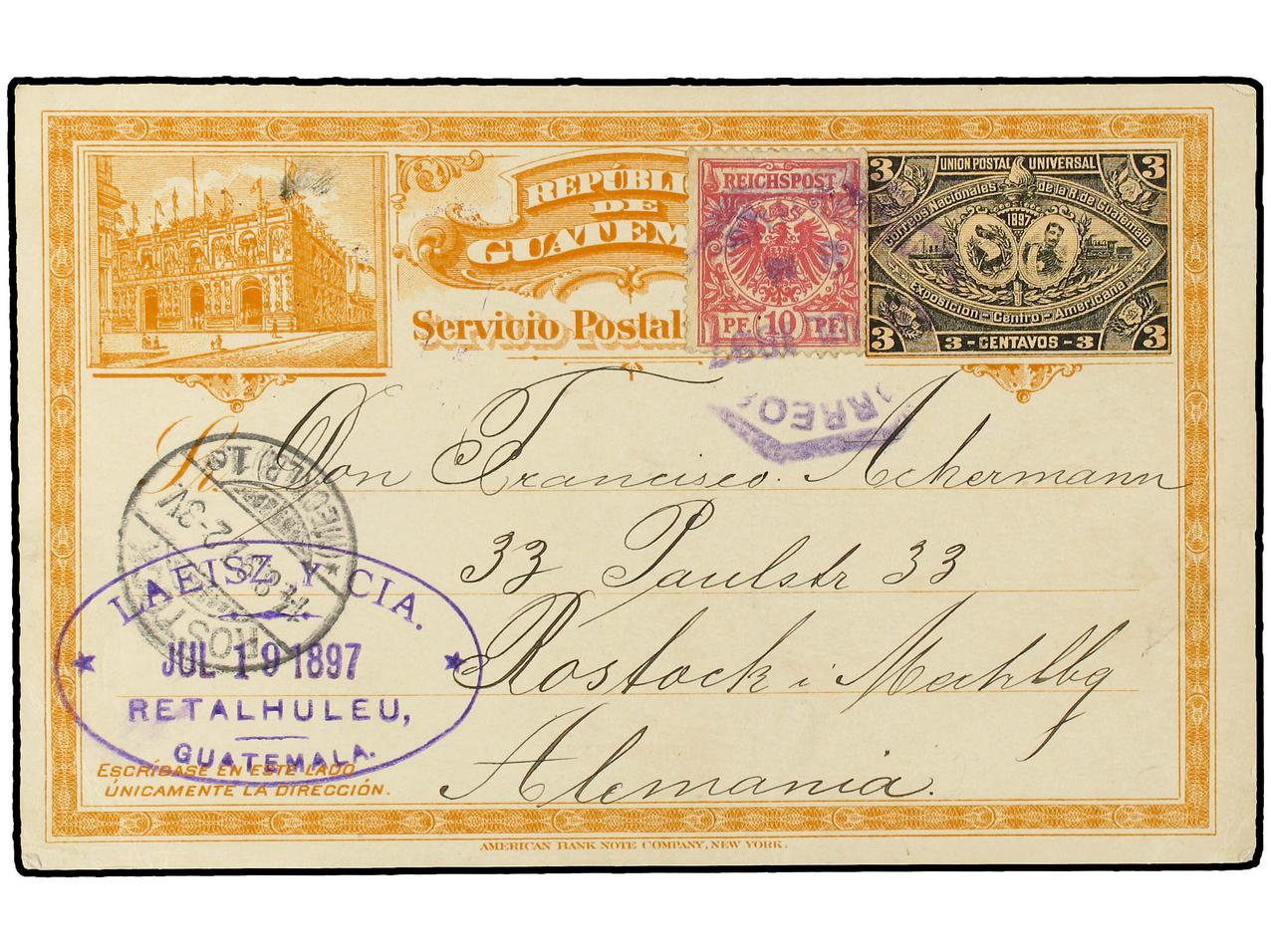 Lot 717 - guatemala  -  Soler Y Llach Stamps and Covers of the World