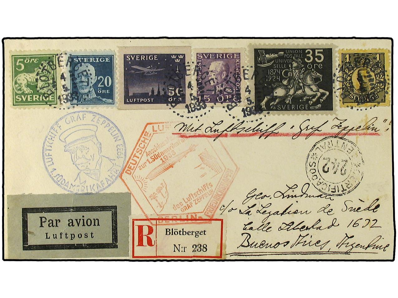 Lot 1227 - zeppelin - Soler Y Llach Stamps and Covers of the World - Day 1 Lot 1227 - zeppelin - Soler Y Llach Stamps and Covers of the World - Day 1