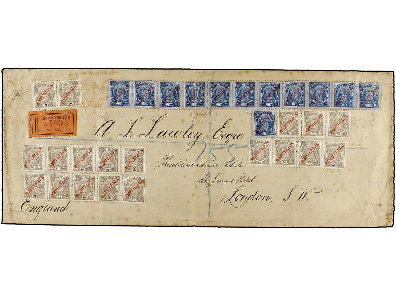 Lot 1069 - portuguese colonies mozambique - Soler Y Llach Stamps and Covers of the World - Day 1 Lot 1069 - portuguese colonies mozambique - Soler Y Llach Stamps and Covers of the World - Day 1