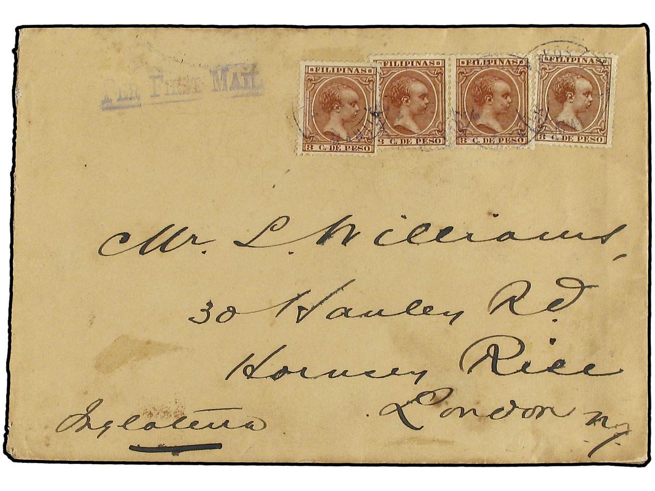 Lot 1015 - Philippines  -  Soler Y Llach Stamps and Covers of the World