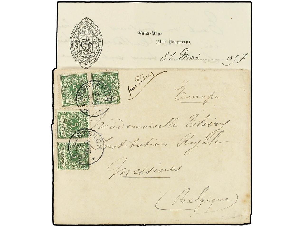Lot 515 - German Colonies new guinea -  Soler Y Llach Stamps and Covers of the World