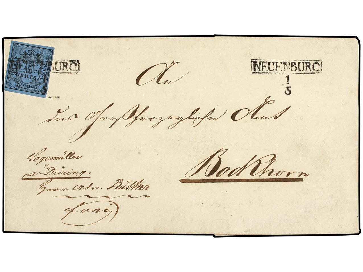 Lot 483 - german states oldenburg - Soler Y Llach Stamps and Covers of the World Lot 483 - german states oldenburg - Soler Y Llach Stamps and Covers of the World