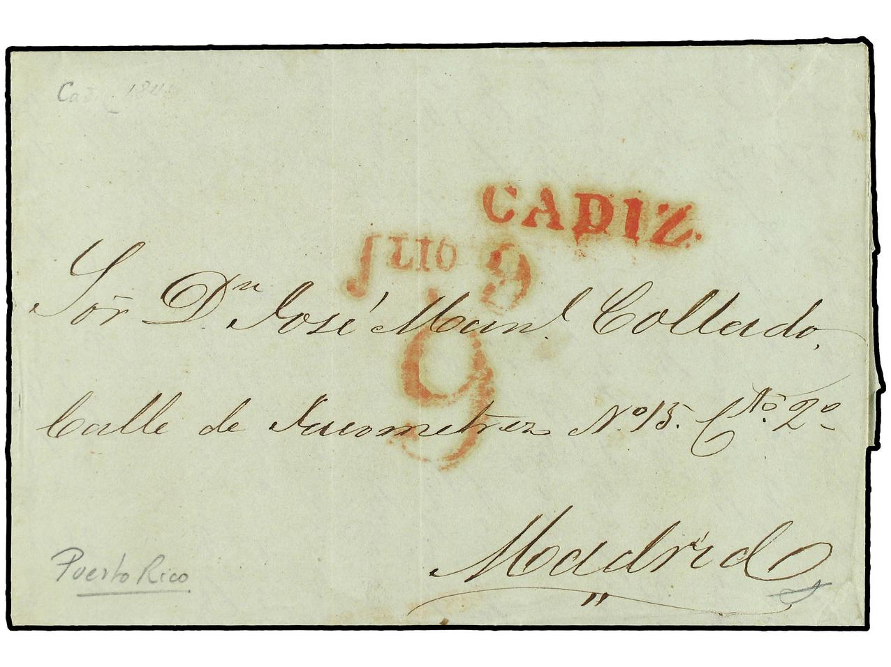 Lot 1075 - Puerto Rico  -  Soler Y Llach Stamps and Covers of the World