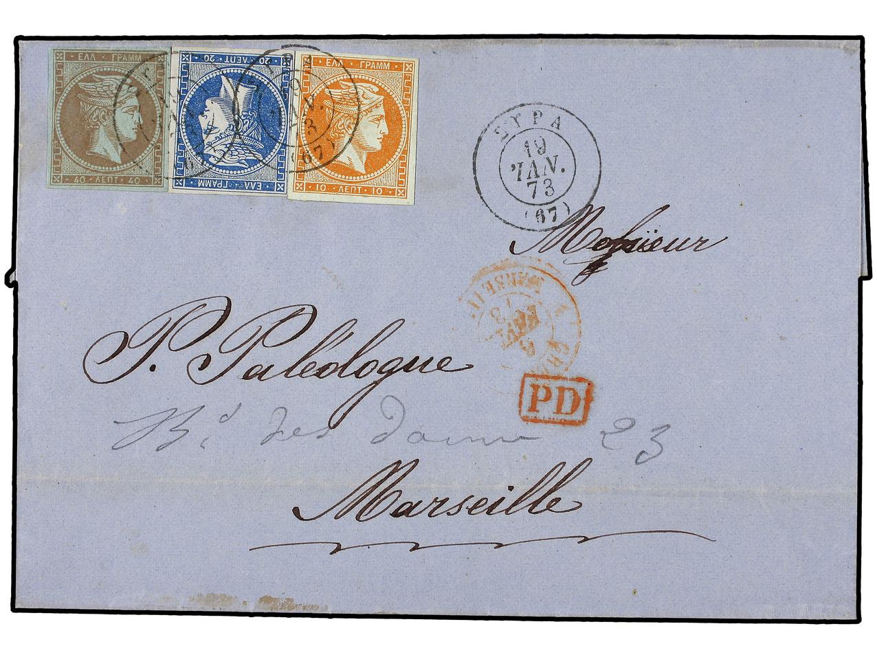 Lot 702 - Greece  -  Soler Y Llach Stamps and Covers of the World