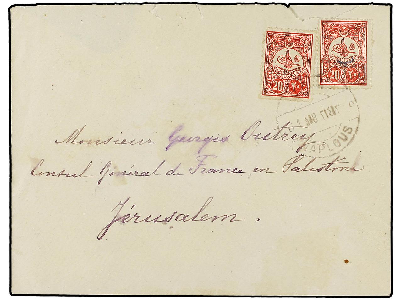 Lot 1909 - Turkey  -  Soler Y Llach B.P.O. Abroad, Philippines Postal Rates and 1880-1899 period and Philippines, Cuba and Puerto Rico Postal Stationery