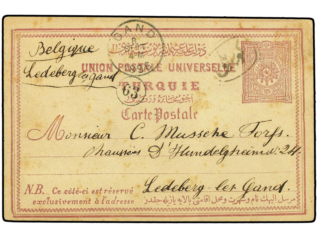 Lot 1188 - Turkey - Soler Y Llach Stamps and Covers of the World - Day 1 Lot 1188 - Turkey - Soler Y Llach Stamps and Covers of the World - Day 1