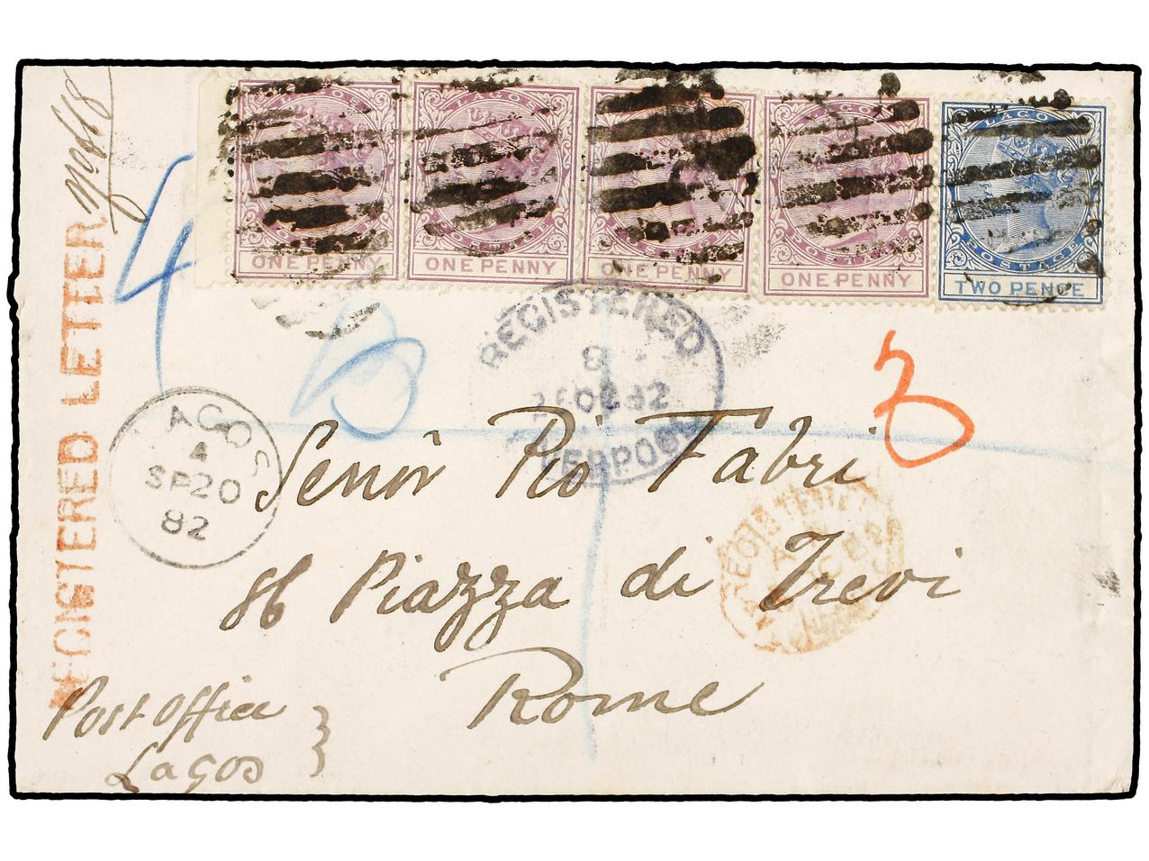 Lot 655 - british colonies nigeria - Soler Y Llach Stamps and Covers of the World Lot 655 - british colonies nigeria - Soler Y Llach Stamps and Covers of the World