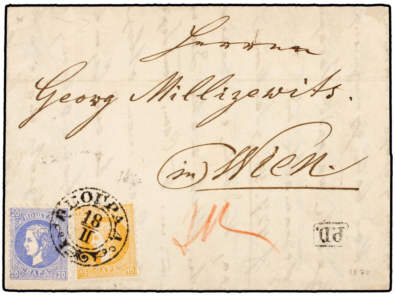 Lot 1140 - serbia - Soler Y Llach Stamps and Covers of the World - Day 1 Lot 1140 - serbia - Soler Y Llach Stamps and Covers of the World - Day 1