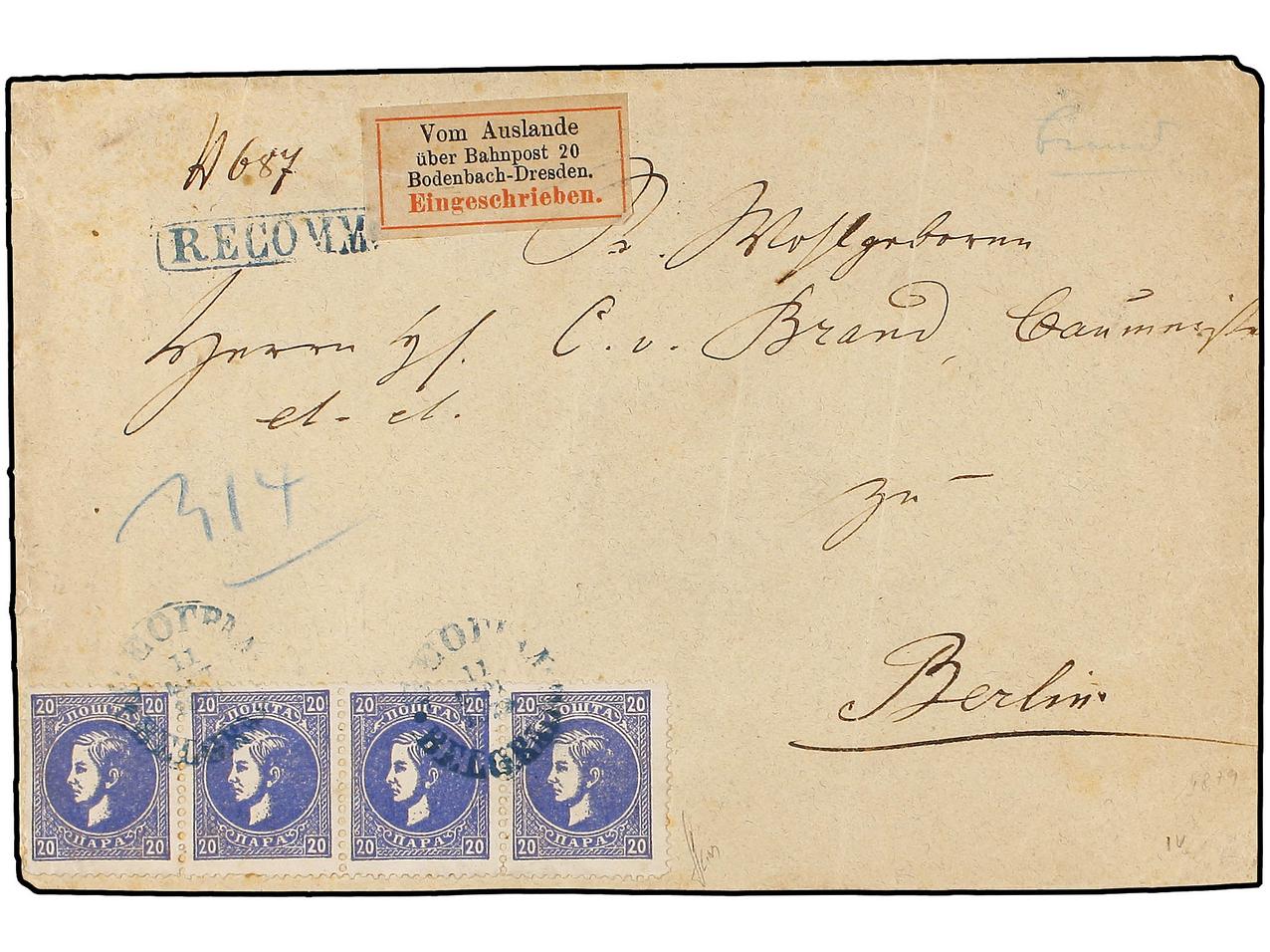 Lot 1157 - serbia - Soler Y Llach Stamps and Covers of the World - Day 1 Lot 1157 - serbia - Soler Y Llach Stamps and Covers of the World - Day 1