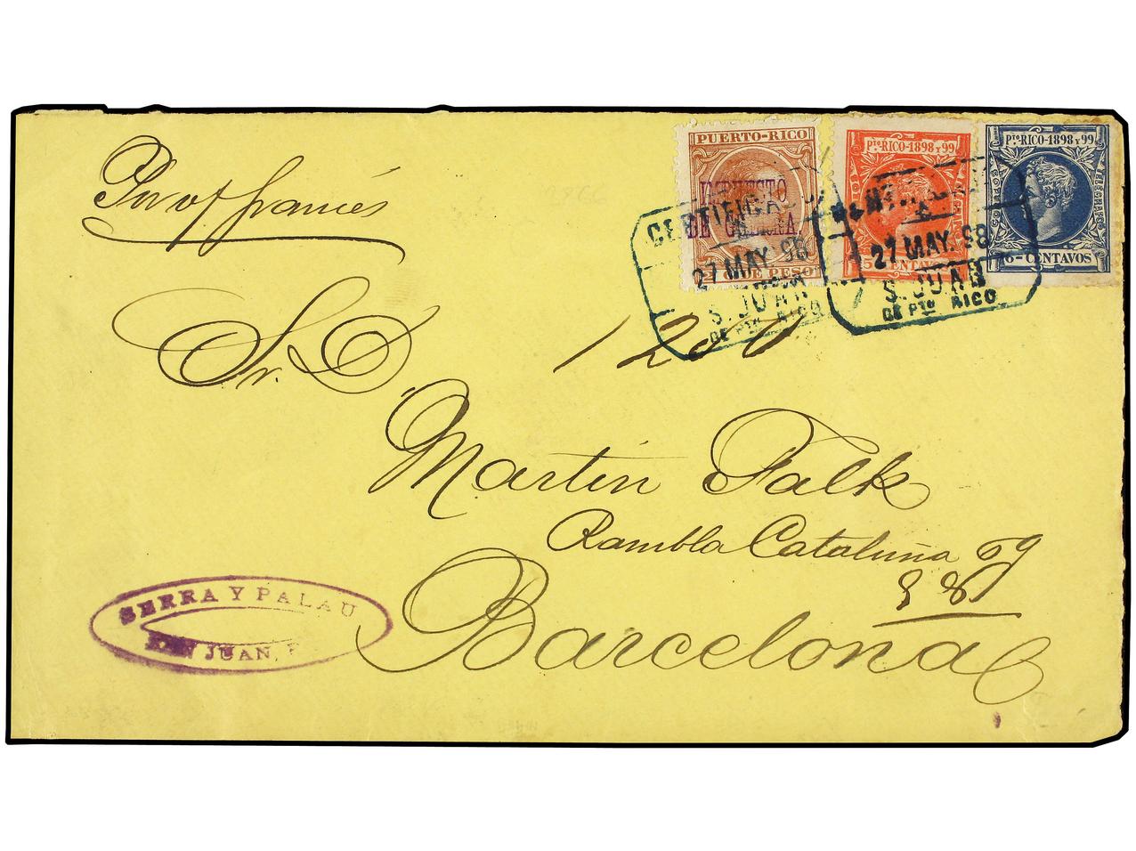 Lot 1826 - portuguese colonies - Soler Y Llach B.P.O. Abroad, Philippines Postal Rates and 1880-1899 period and Philippines, Cuba and Puerto Rico Postal Stationery Lot 1826 - portuguese colonies - Soler Y Llach B.P.O. Abroad, Philippines Postal Rates and 1880-1899 period and Philippines, Cuba and Puerto Rico Postal Stationery