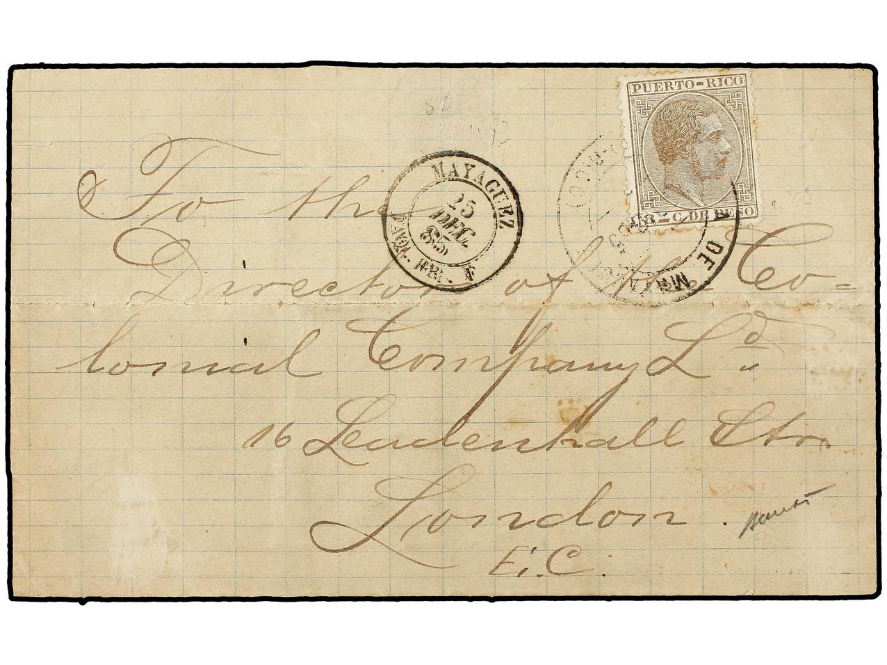 Lot 1102 - Puerto Rico - Soler Y Llach Stamps and Covers of the World - Day 1 Lot 1102 - Puerto Rico - Soler Y Llach Stamps and Covers of the World - Day 1