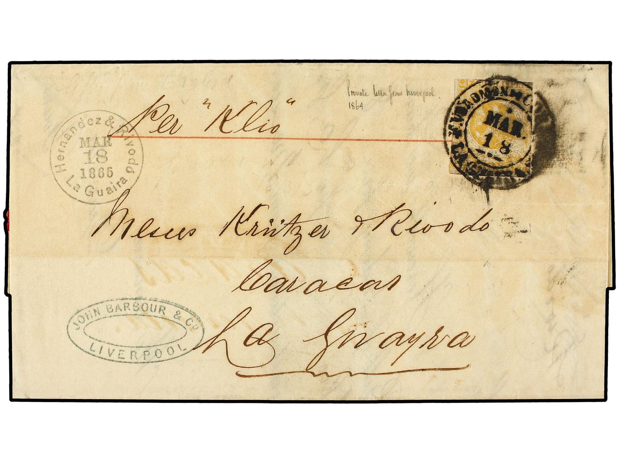 Lot 1946 - Venezuela - Soler Y Llach B.P.O. Abroad, Philippines Postal Rates and 1880-1899 period and Philippines, Cuba and Puerto Rico Postal Stationery Lot 1946 - Venezuela - Soler Y Llach B.P.O. Abroad, Philippines Postal Rates and 1880-1899 period and Philippines, Cuba and Puerto Rico Postal Stationery