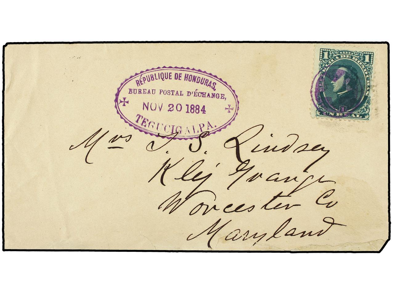 Lot 1147 - Honduras - Soler Y Llach Stamps and Postal History of Spain, featuring China, Colombia – Prephilatelic Spanish period –, British Colonies, Japan, Portugal and Switzerland Lot 1147 - Honduras - Soler Y Llach Stamps and Postal History of Spain, featuring China, Colombia – Prephilatelic Spanish period –, British Colonies, Japan, Portugal and Switzerland