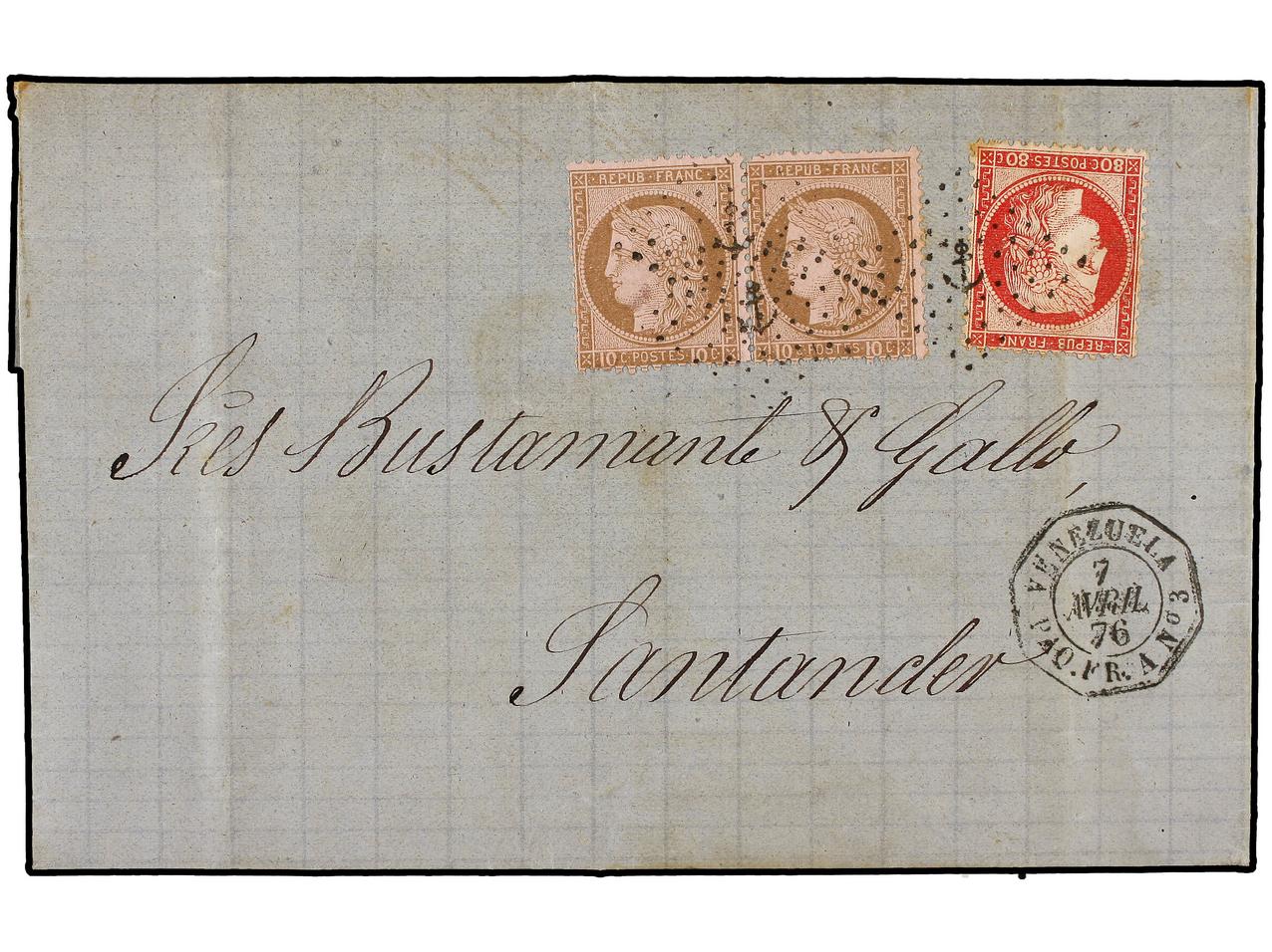 Lot 1947 - Venezuela - Soler Y Llach B.P.O. Abroad, Philippines Postal Rates and 1880-1899 period and Philippines, Cuba and Puerto Rico Postal Stationery Lot 1947 - Venezuela - Soler Y Llach B.P.O. Abroad, Philippines Postal Rates and 1880-1899 period and Philippines, Cuba and Puerto Rico Postal Stationery