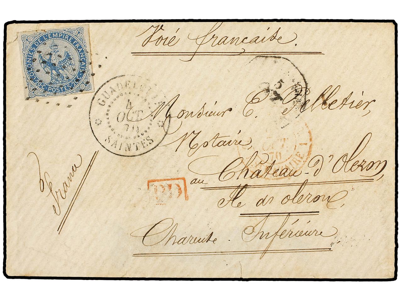 Lot 350 - french colonies guadeloupe - Soler Y Llach Stamps and Covers of the World Lot 350 - french colonies guadeloupe - Soler Y Llach Stamps and Covers of the World