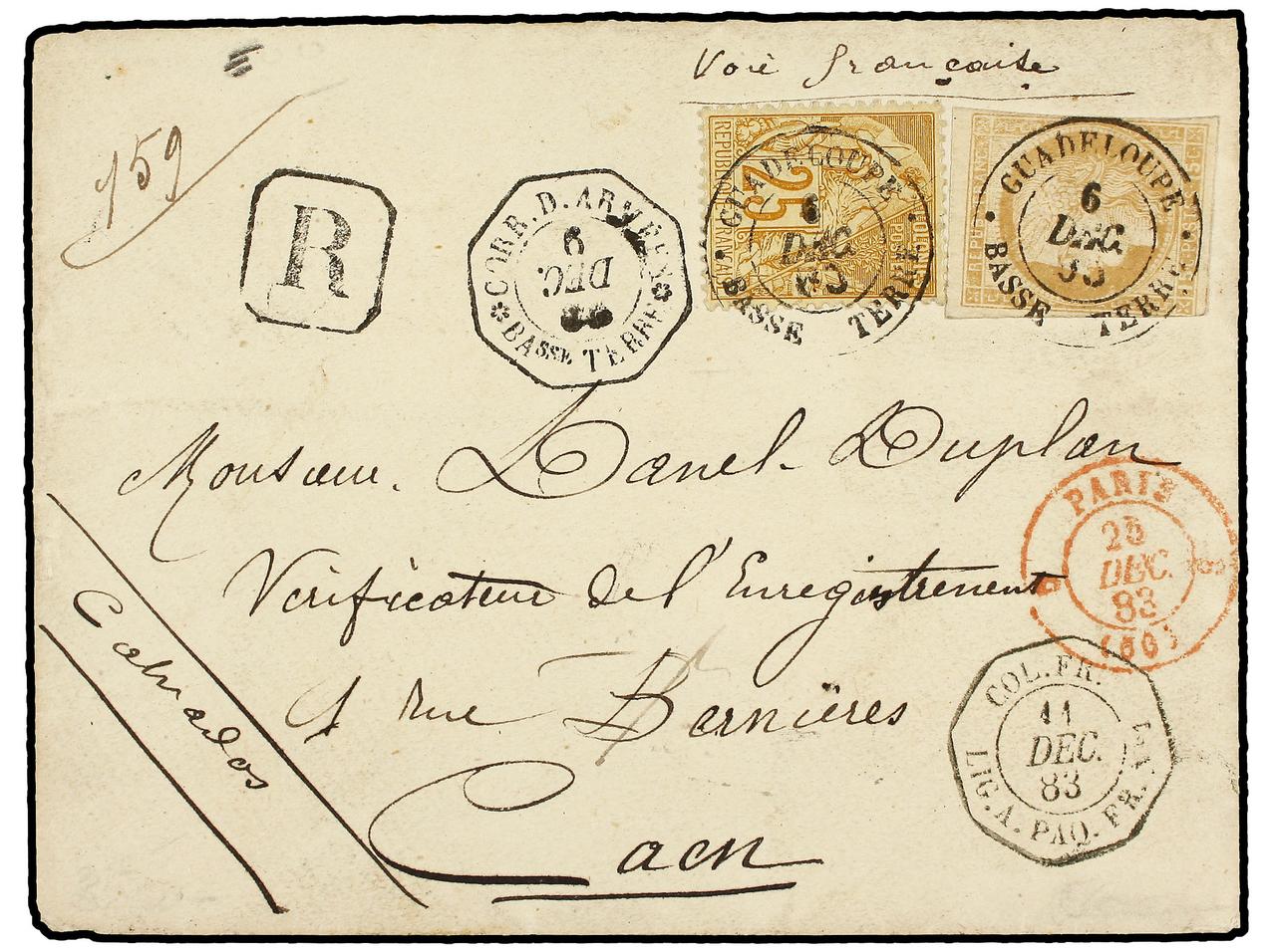 Lot 361 - french colonies guadeloupe - Soler Y Llach Stamps and Covers of the World Lot 361 - french colonies guadeloupe - Soler Y Llach Stamps and Covers of the World