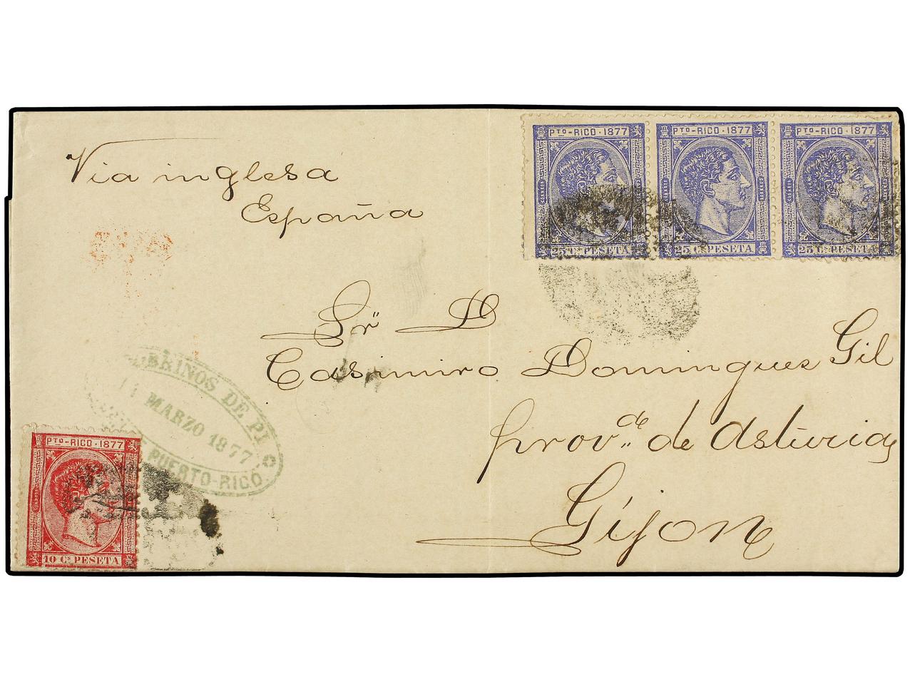 Lot 1098 - Puerto Rico  -  Soler Y Llach Stamps and Covers of the World - Day 1