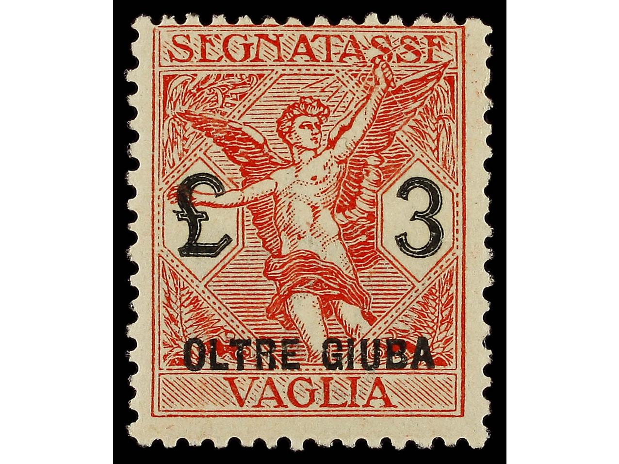 Lot 1292 - italian colonies Oltre Giuba - Trans-Juba - Soler Y Llach Stamps and Postal History of Spain, featuring China, Colombia – Prephilatelic Spanish period –, British Colonies, Japan, Portugal and Switzerland Lot 1292 - italian colonies Oltre Giuba - Trans-Juba - Soler Y Llach Stamps and Postal History of Spain, featuring China, Colombia – Prephilatelic Spanish period –, British Colonies, Japan, Portugal and Switzerland