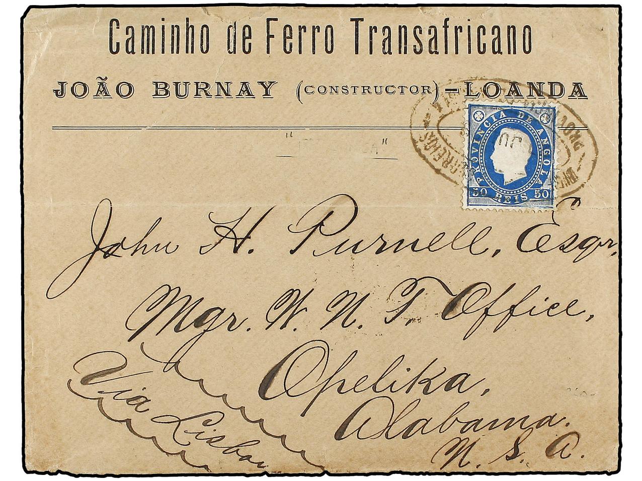 Lot 1044 - portuguese colonies angola -  Soler Y Llach Stamps and Covers of the World - Day 1