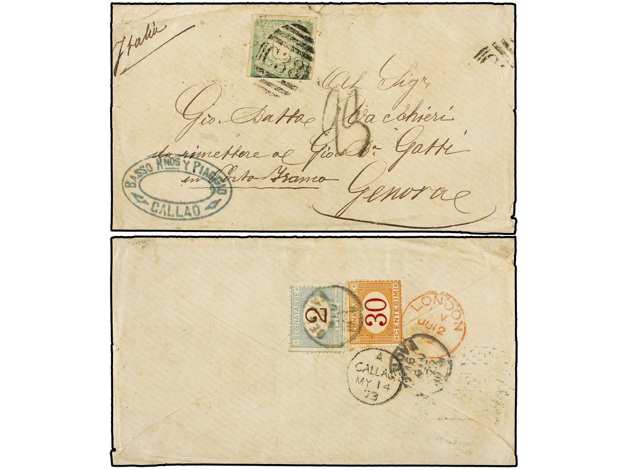 Lot 996 - Peru - Soler Y Llach Stamps and Covers of the World Lot 996 - Peru - Soler Y Llach Stamps and Covers of the World