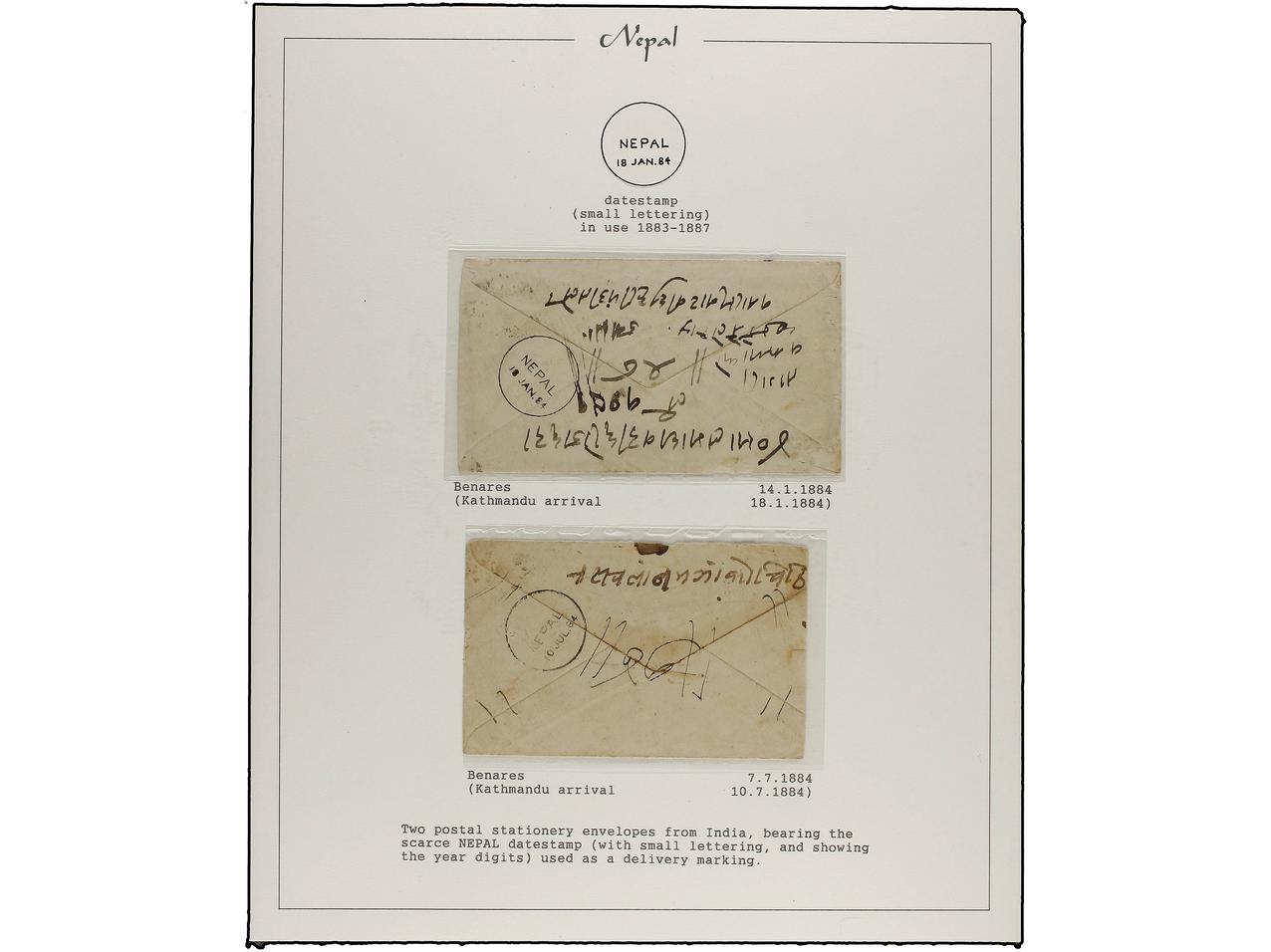 Lot 914 - Nepal - Soler Y Llach Stamps and Covers of the World - Day 1 Lot 914 - Nepal - Soler Y Llach Stamps and Covers of the World - Day 1