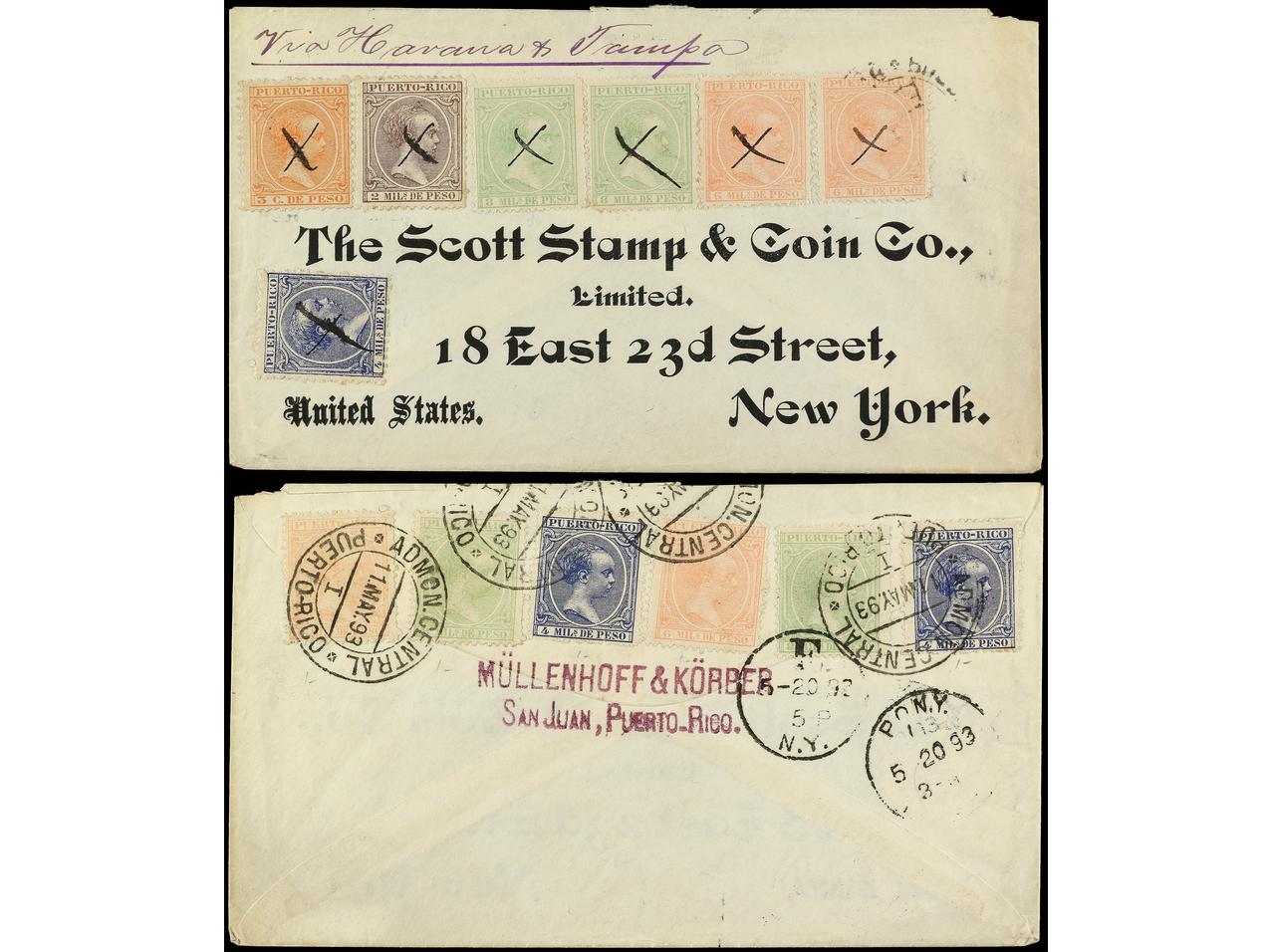 Lot 1103 - Puerto Rico - Soler Y Llach Stamps and Covers of the World - Day 1 Lot 1103 - Puerto Rico - Soler Y Llach Stamps and Covers of the World - Day 1