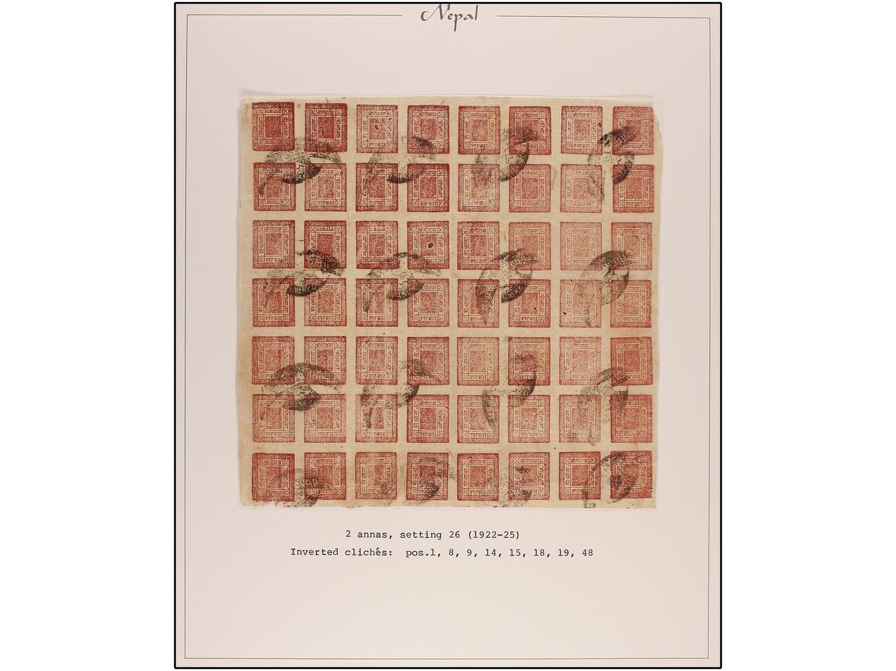 Lot 901 - Nepal - Soler Y Llach Stamps and Covers of the World - Day 1 Lot 901 - Nepal - Soler Y Llach Stamps and Covers of the World - Day 1