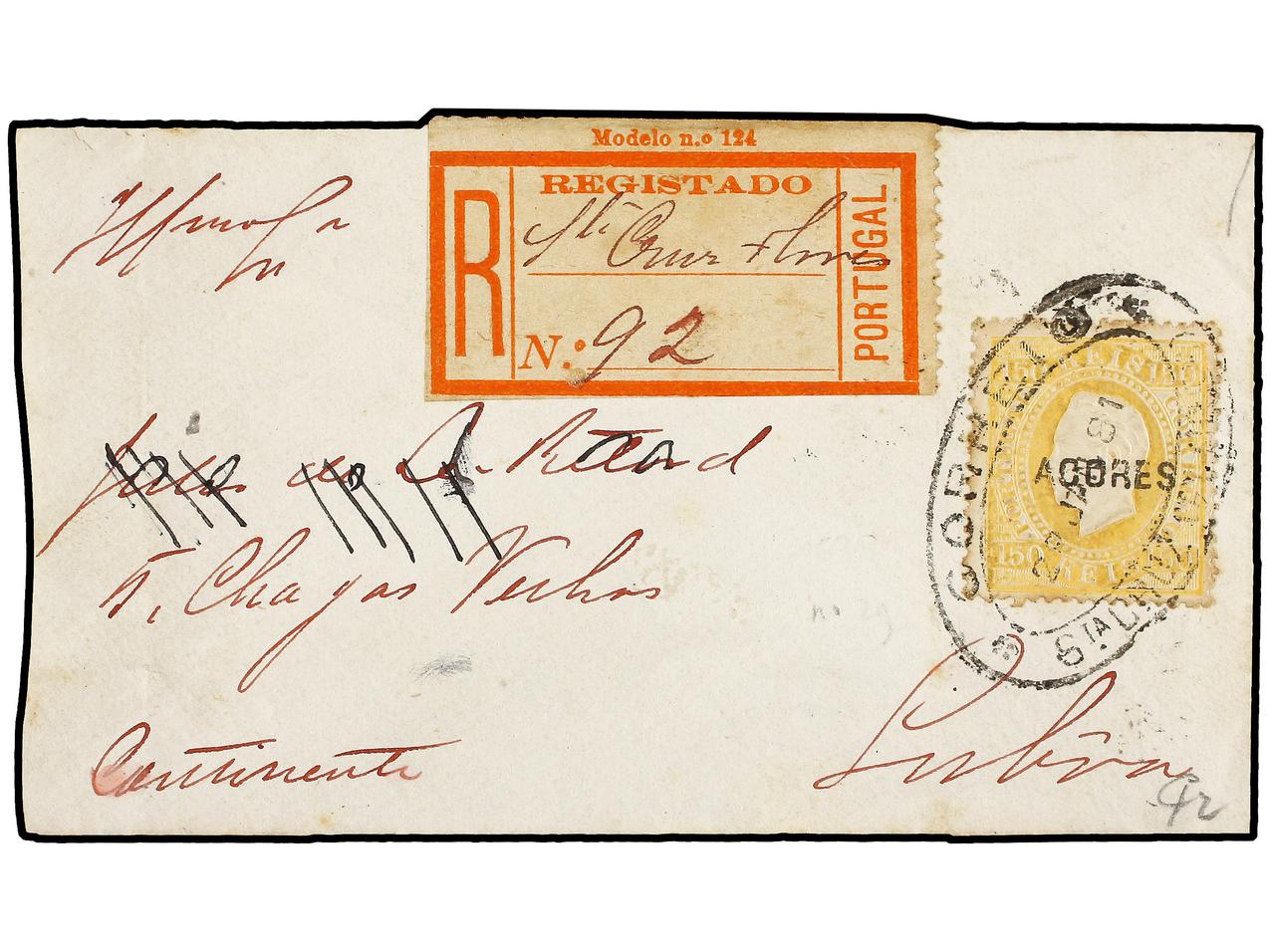 Lot 1049 - portuguese colonies acores -  Soler Y Llach Stamps and Covers of the World - Day 1