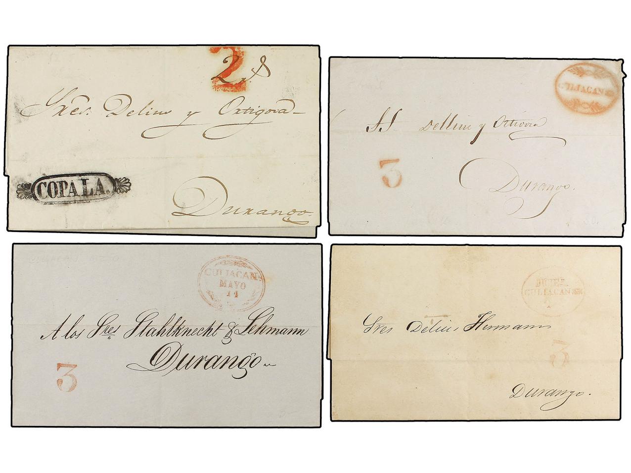 Lot 1376 - Mexico  -  Soler Y Llach B.P.O. Abroad, Philippines Postal Rates and 1880-1899 period and Philippines, Cuba and Puerto Rico Postal Stationery