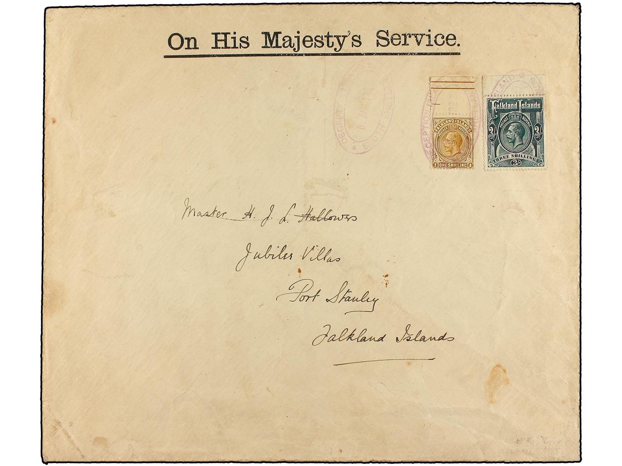 Lot 572 - british colonies falkland -  Soler Y Llach Stamps and Covers of the World - Day 1