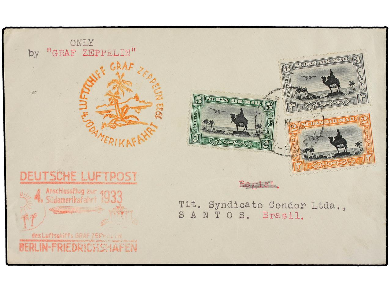 Lot 1226 - zeppelin - Soler Y Llach Stamps and Covers of the World - Day 1 Lot 1226 - zeppelin - Soler Y Llach Stamps and Covers of the World - Day 1