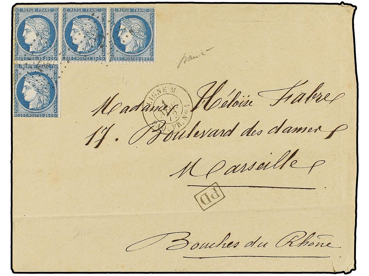 Lot 310 - France  -  Soler Y Llach Stamps and Covers of the World