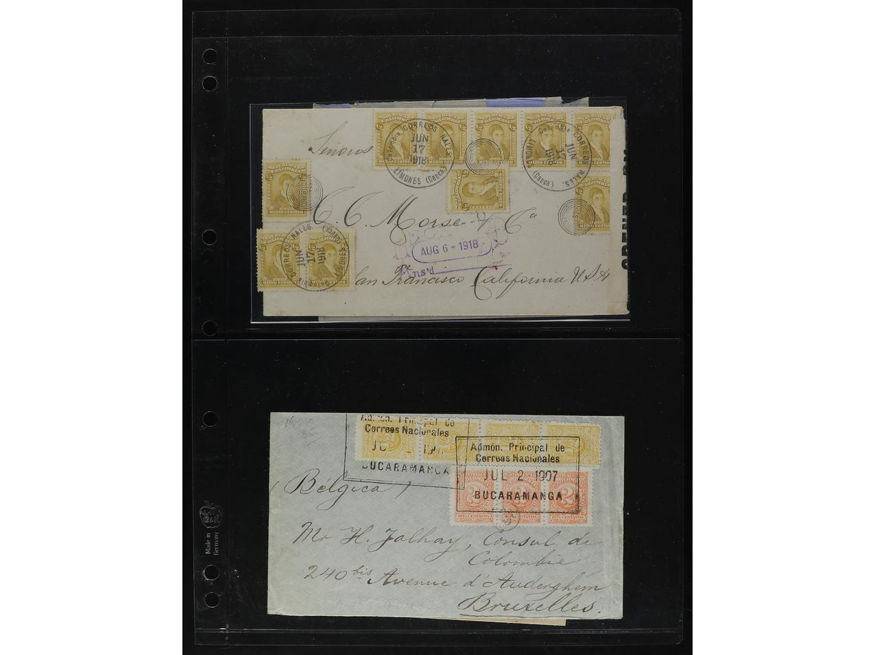 Lot 123 - Colombia - Soler Y Llach Stamps and Covers of the World - Day 1 Lot 123 - Colombia - Soler Y Llach Stamps and Covers of the World - Day 1