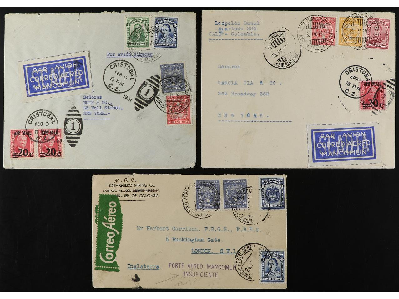 Lot 131 - Colombia - Soler Y Llach Stamps and Covers of the World - Day 1 Lot 131 - Colombia - Soler Y Llach Stamps and Covers of the World - Day 1