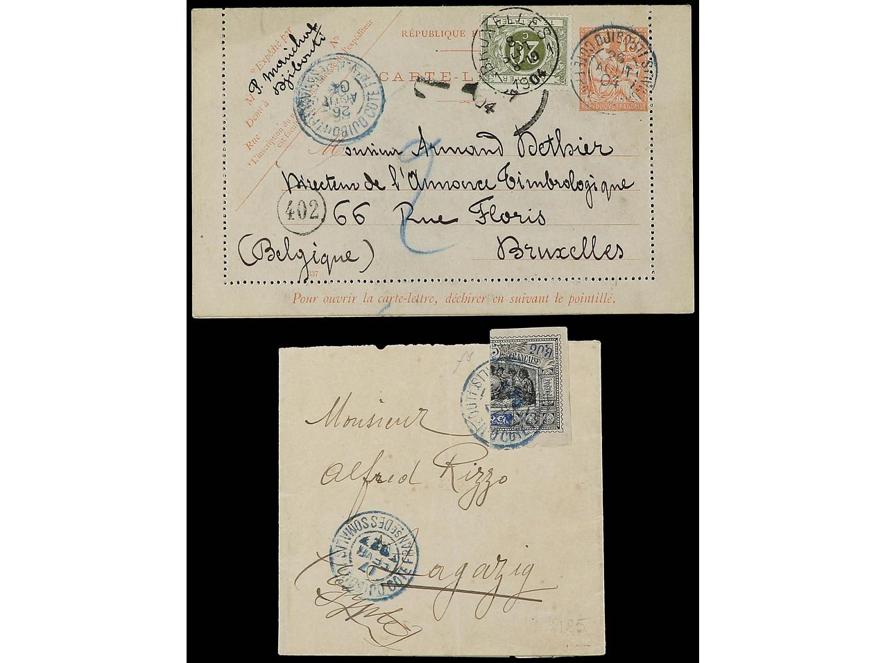 Lot 341 - french colonies cote des somalis - Soler Y Llach Stamps and Covers of the World - Day 1 Lot 341 - french colonies cote des somalis - Soler Y Llach Stamps and Covers of the World - Day 1
