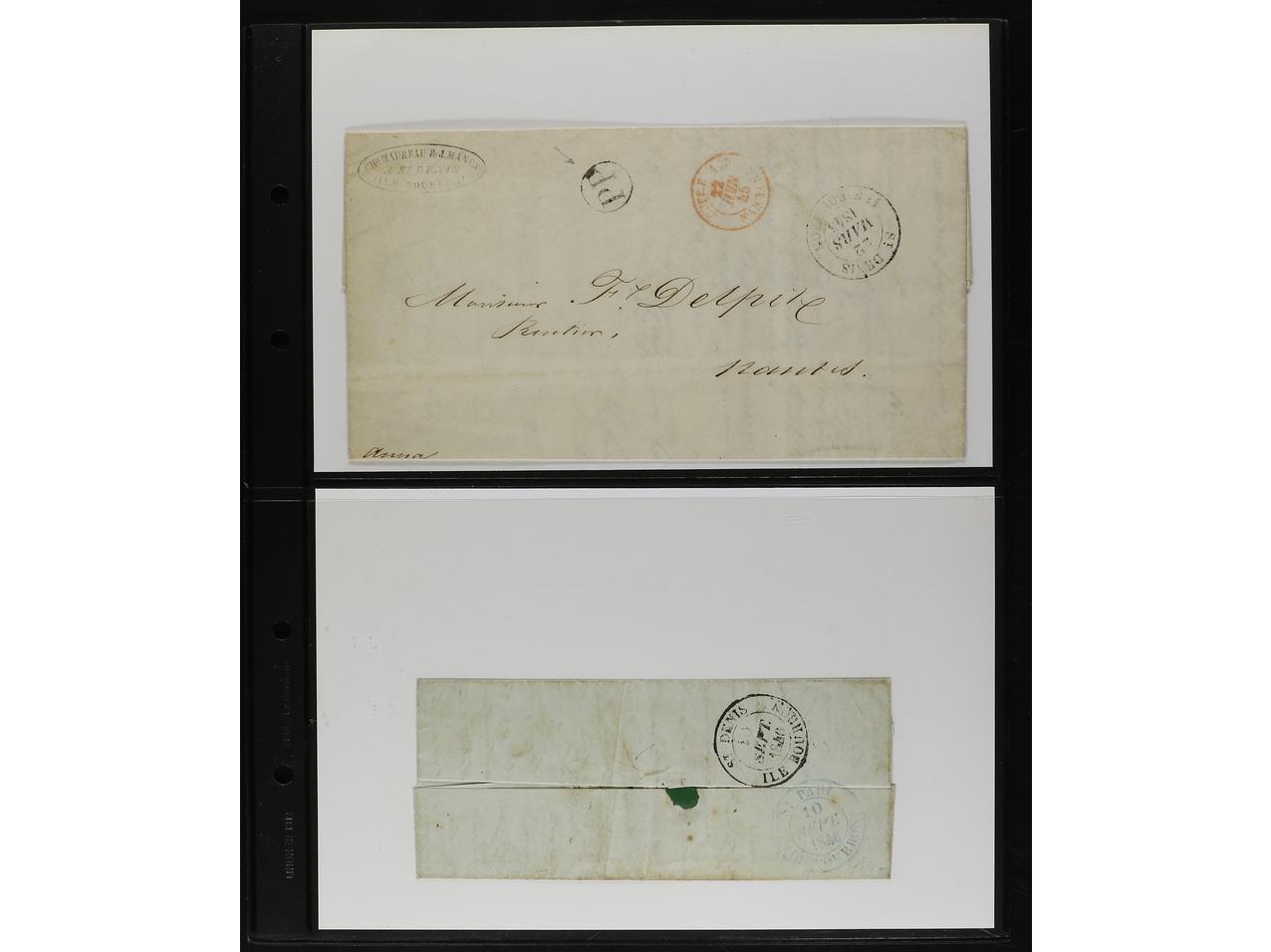 Lot 440 - french colonies Reunión -  Soler Y Llach Stamps and Covers of the World