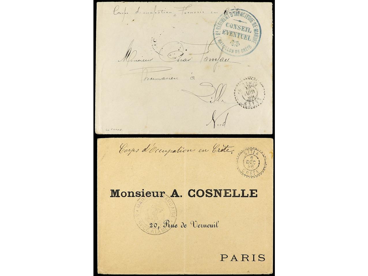 Lot 705 - Crète  -  Soler Y Llach Stamps and Covers of the World