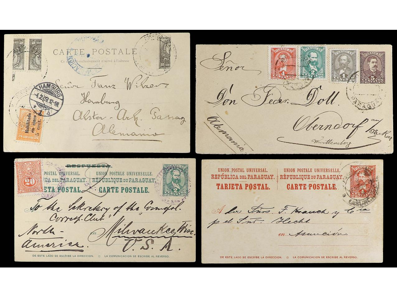 Lot 978 - Paraguay - Soler Y Llach Stamps and Covers of the World Lot 978 - Paraguay - Soler Y Llach Stamps and Covers of the World