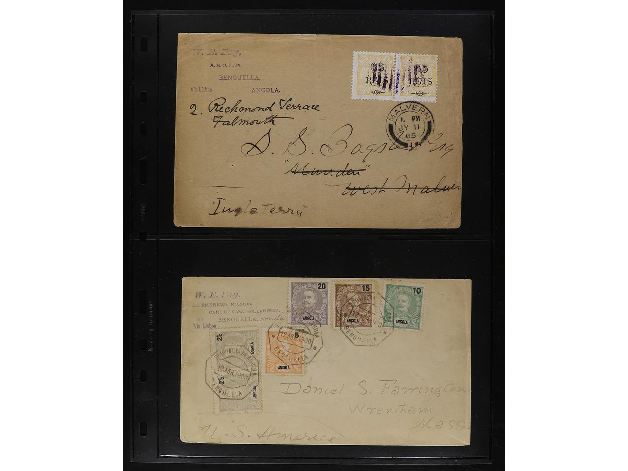 Lot 1046 - portuguese colonies angola -  Soler Y Llach Stamps and Covers of the World - Day 1