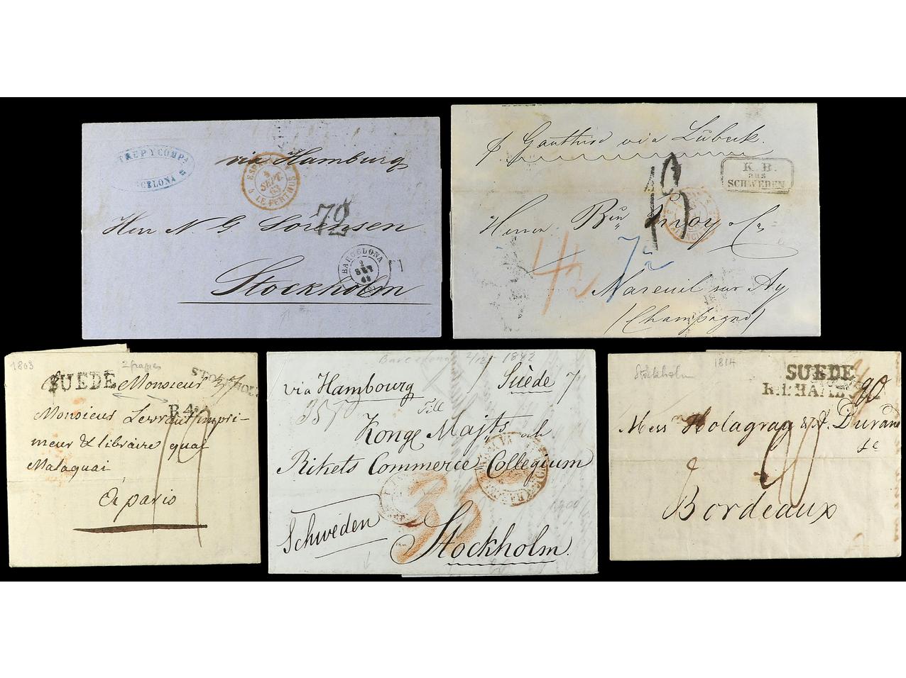 Lot 1161 - Sweden - Soler Y Llach Stamps and Covers of the World Lot 1161 - Sweden - Soler Y Llach Stamps and Covers of the World