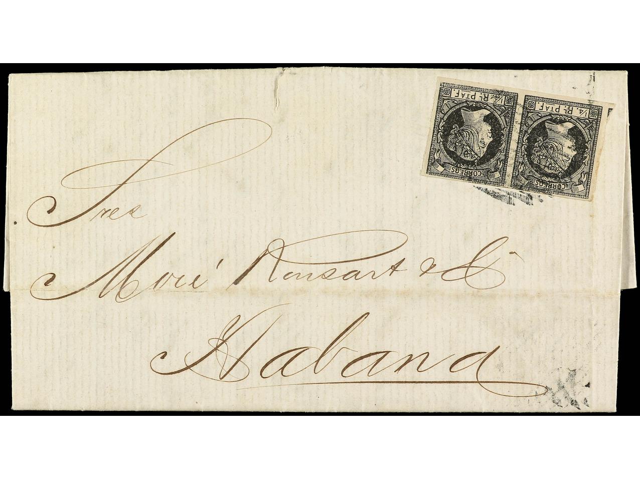 Lot 403 - Cuba Cuba -  Soler Y Llach Stamps and Postal History of Spain, featuring China, Colombia – Prephilatelic Spanish period –, British Colonies, Japan, Portugal and Switzerland