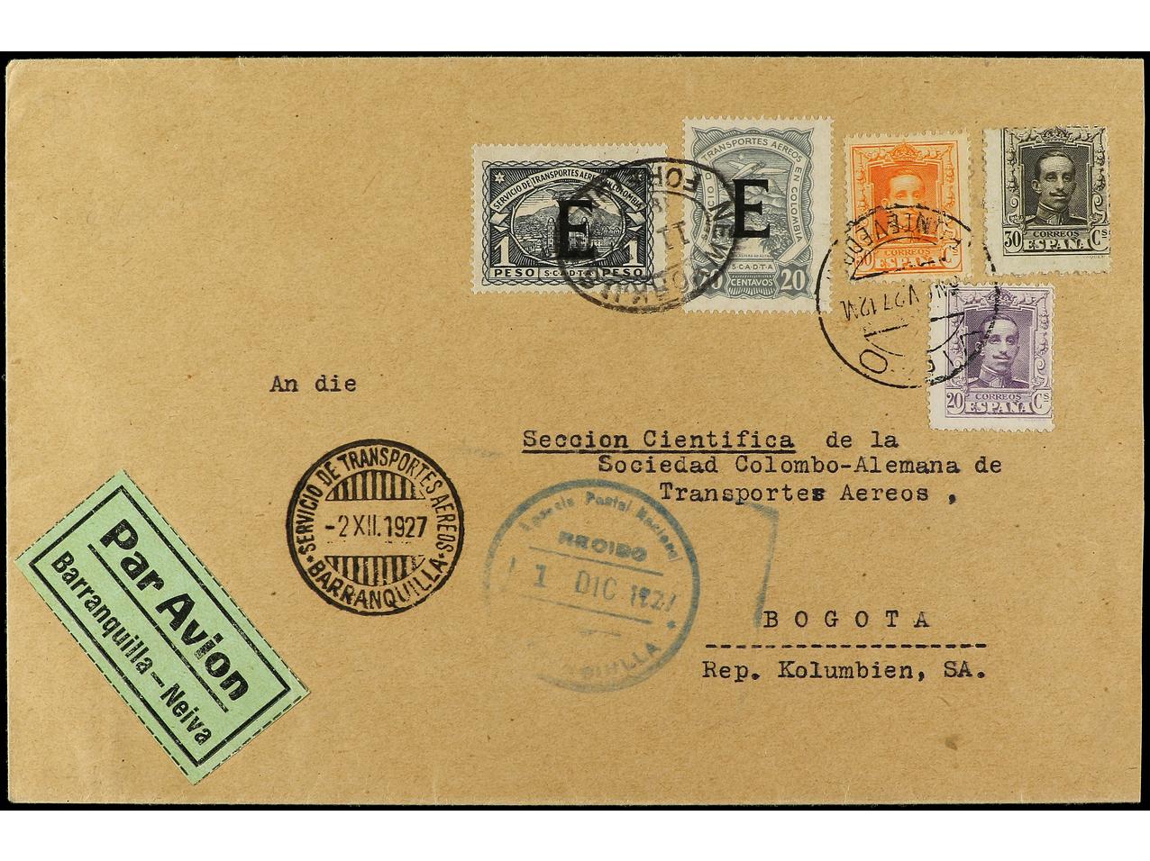 Lot 129 - Colombia - Soler Y Llach Stamps and Covers of the World - Day 1 Lot 129 - Colombia - Soler Y Llach Stamps and Covers of the World - Day 1