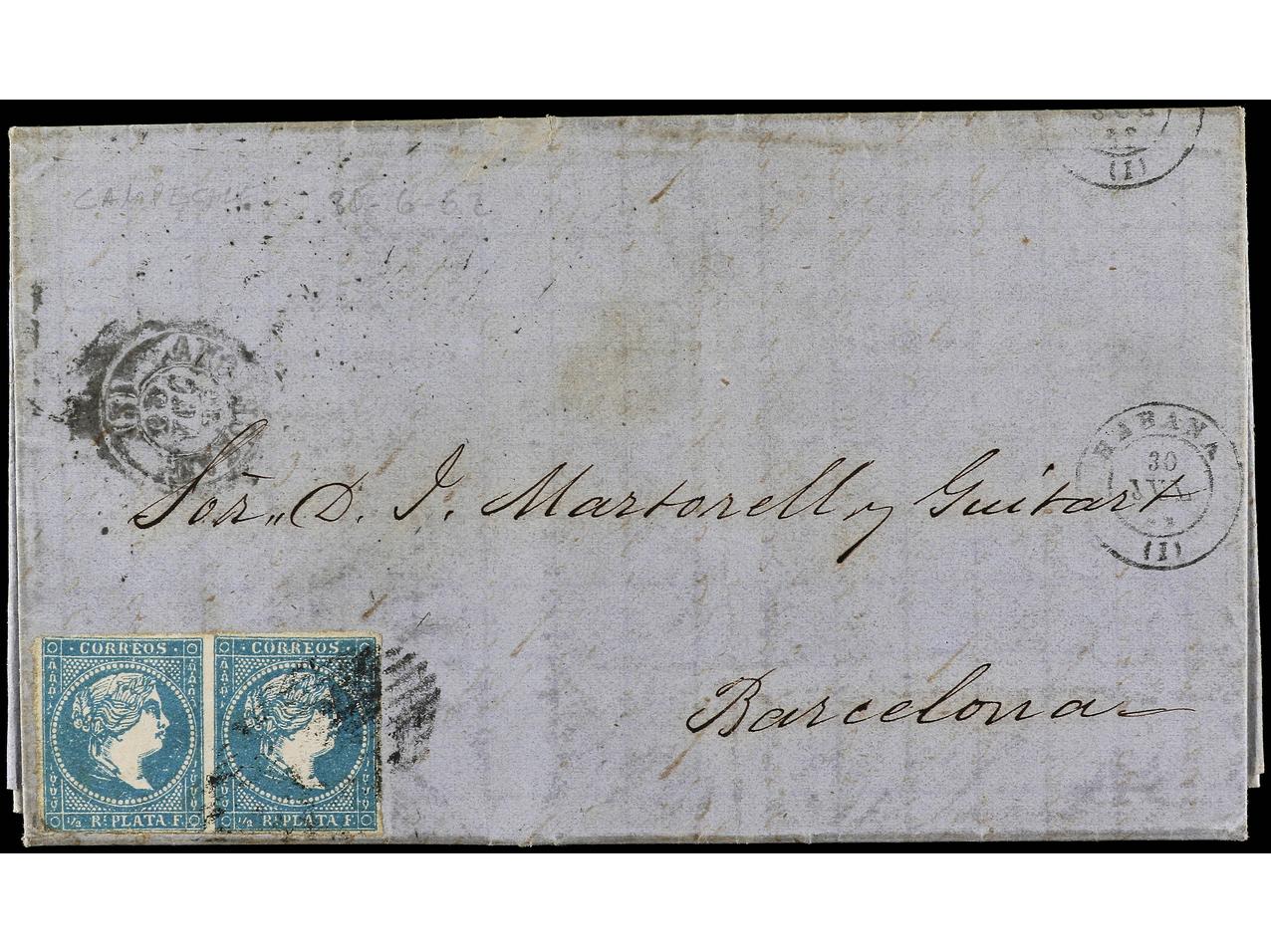 Lot 179 - Cuba postal forgeries -  Soler Y Llach Stamps and Covers of the World