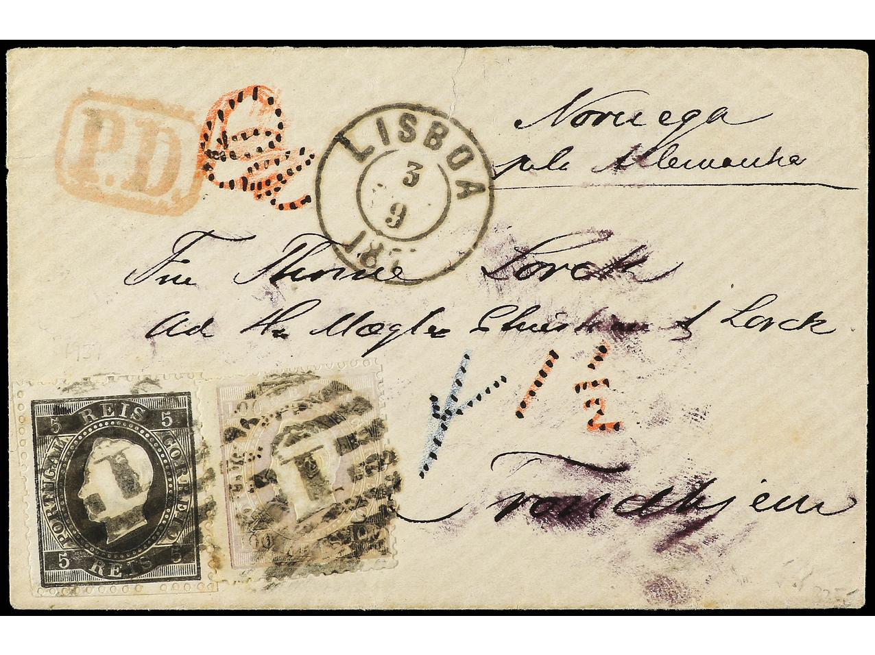 Lot 1772 - Portugal - Soler Y Llach B.P.O. Abroad, Philippines Postal Rates and 1880-1899 period and Philippines, Cuba and Puerto Rico Postal Stationery Lot 1772 - Portugal - Soler Y Llach B.P.O. Abroad, Philippines Postal Rates and 1880-1899 period and Philippines, Cuba and Puerto Rico Postal Stationery