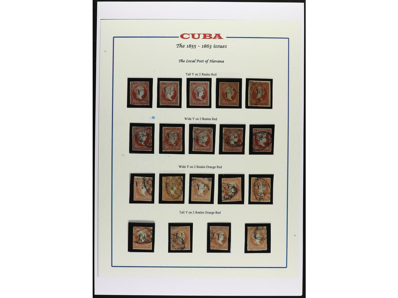 Lot 440 - Cuba Cuba - Soler Y Llach Stamps and Postal History of Spain, featuring China, Colombia – Prephilatelic Spanish period –, British Colonies, Japan, Portugal and Switzerland Lot 440 - Cuba Cuba - Soler Y Llach Stamps and Postal History of Spain, featuring China, Colombia – Prephilatelic Spanish period –, British Colonies, Japan, Portugal and Switzerland