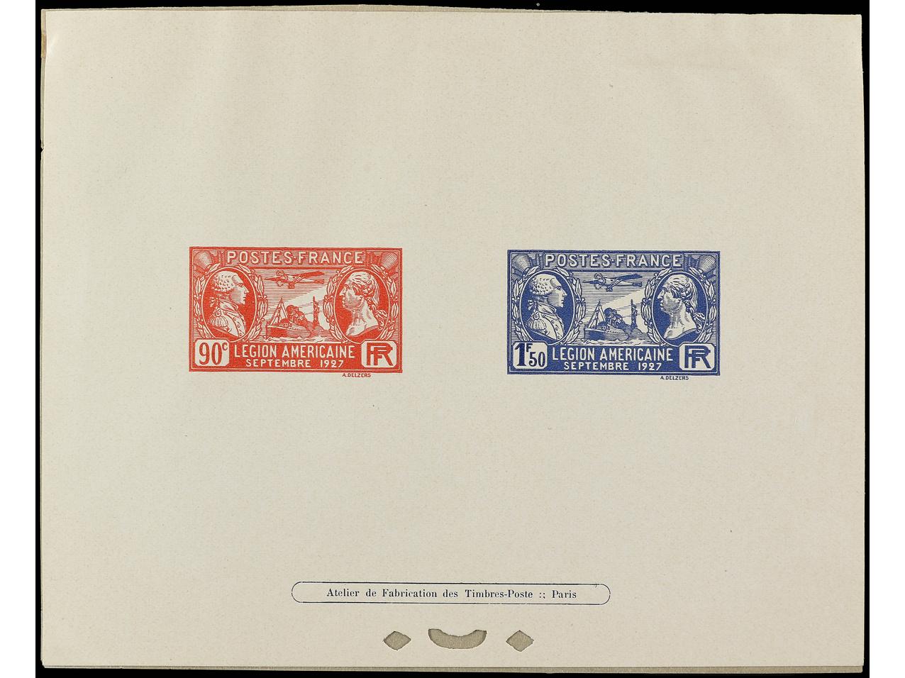 Lot 587 - france and area proofs - Soler Y Llach Stamps and Postal History of Spain, featuring China, Colombia – Prephilatelic Spanish period –, British Colonies, Japan, Portugal and Switzerland Lot 587 - france and area proofs - Soler Y Llach Stamps and Postal History of Spain, featuring China, Colombia – Prephilatelic Spanish period –, British Colonies, Japan, Portugal and Switzerland